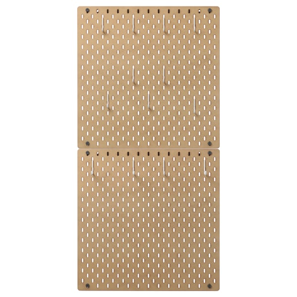 IKEA SKÅDIS Pegboard Combination Wood 22x44 "
