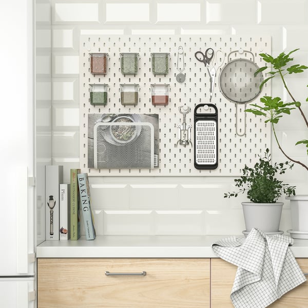 IKEA SKÅDIS Pegboard White 30x22 "