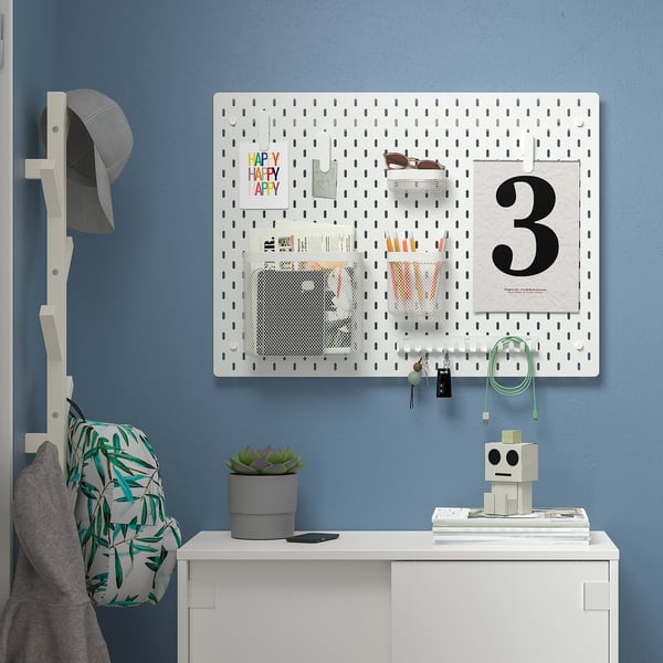 IKEA SKÅDIS Pegboard White 30x22 "