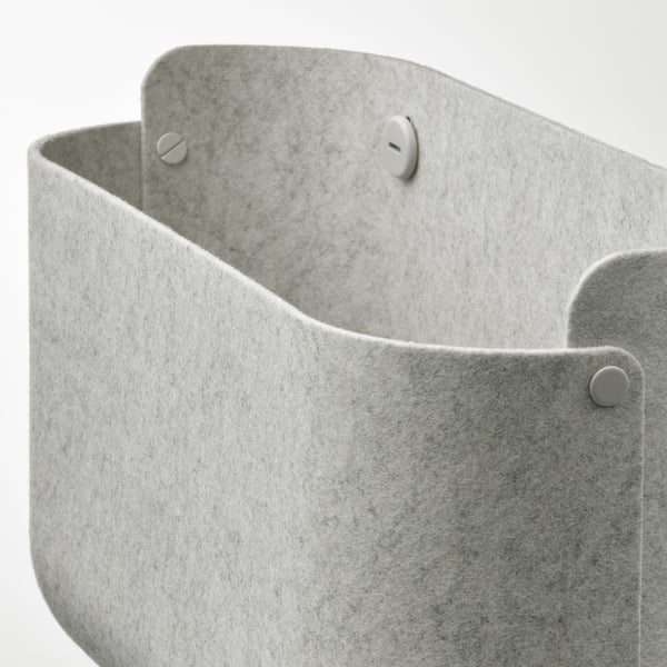 IKEA SKÅDIS Storage Basket Gray