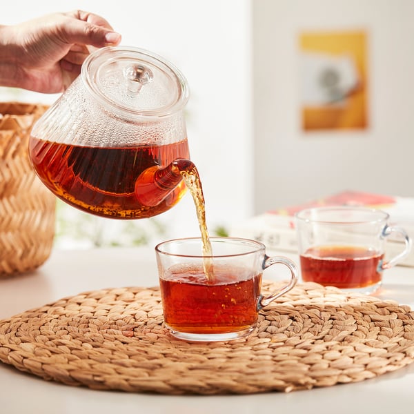 IKEA SKÄLRYTA Teapot Clear Glass 1.1 Qt