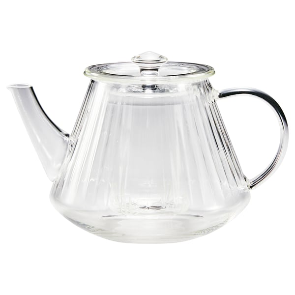 IKEA SKÄLRYTA Teapot clear glass 1.1 qt
