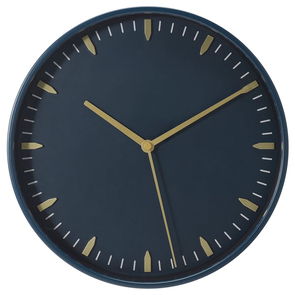 IKEA SKÄRIG Wall clock blue 10 ¼ "