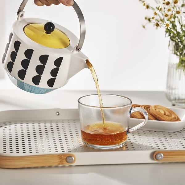 IKEA SKEDSTÖR Teapot Mixed Colors 34 Oz