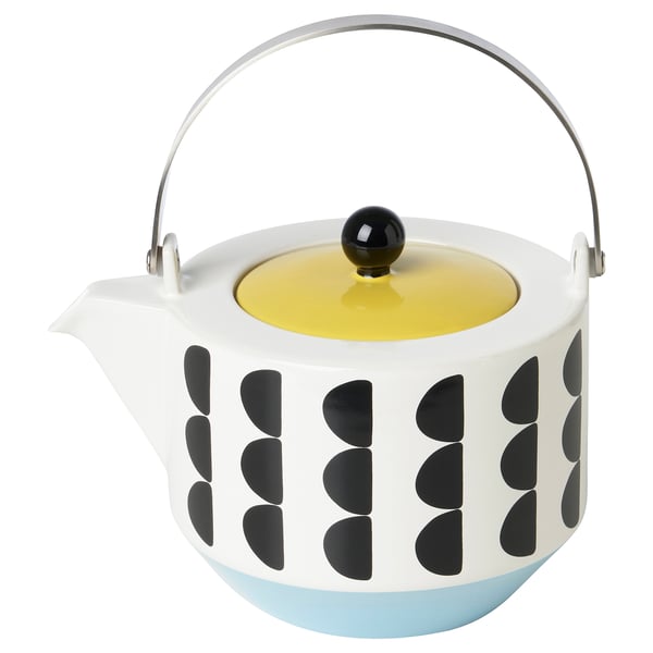 IKEA SKEDSTÖR Teapot mixed colors 34 oz