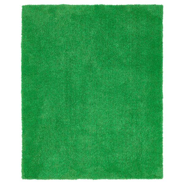 IKEA SKOGSDUVA Rug high pile green 4 ' 4 "x5 ' 3 "