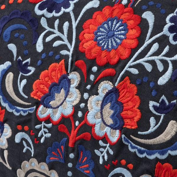 IKEA SKOGSKORN Cushion Dark Gray/multicolor 16x26 "