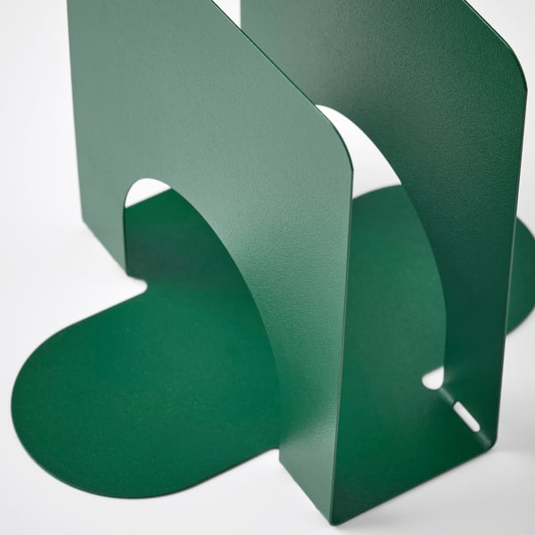 IKEA SKOGSRÖR Napkin Holder Dark Green 5x5 "