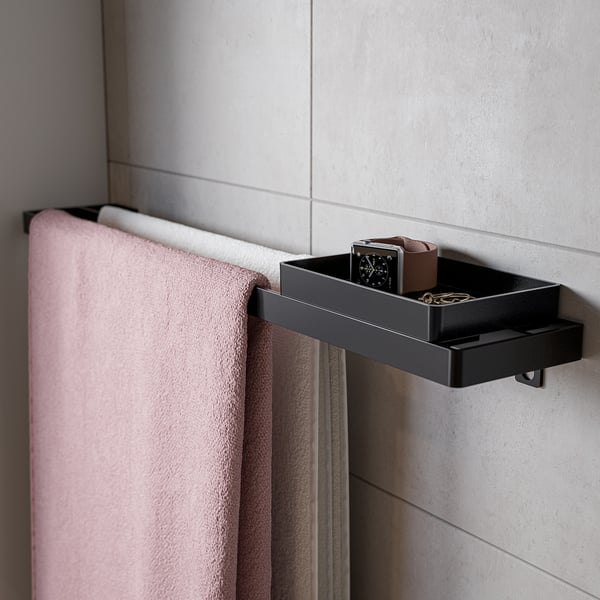 IKEA SKOGSVIKEN Tray Black 4x6 "