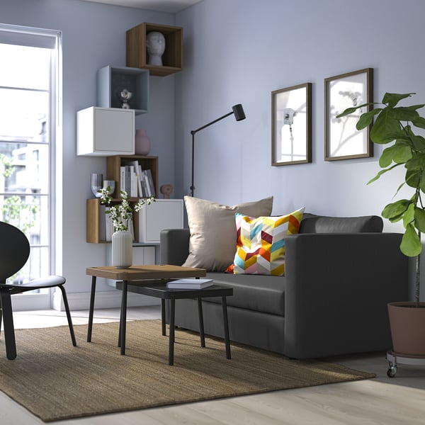 IKEA SKÖNABÄCK Sleeper Sofa Knisa Dark Gray