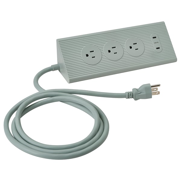 IKEA SKOTAT Extension cord green 5 ' 11 "