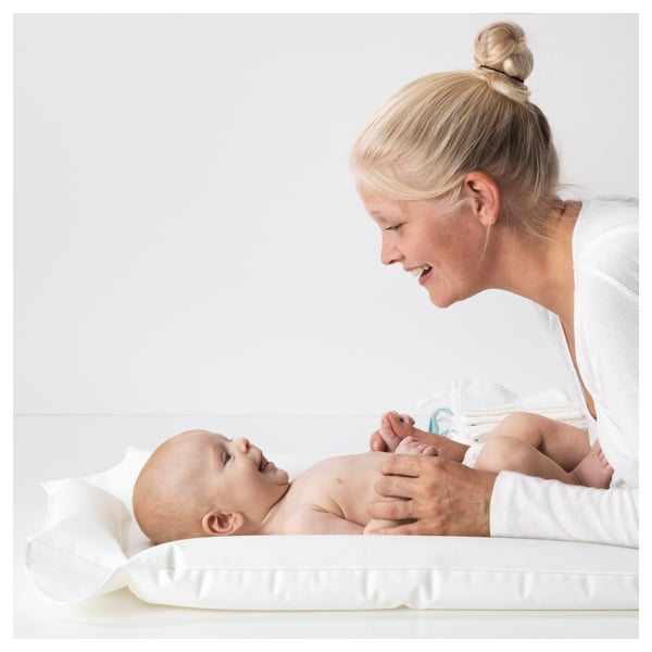 IKEA SKÖTSAM Changing Pad White 21x31x1 "