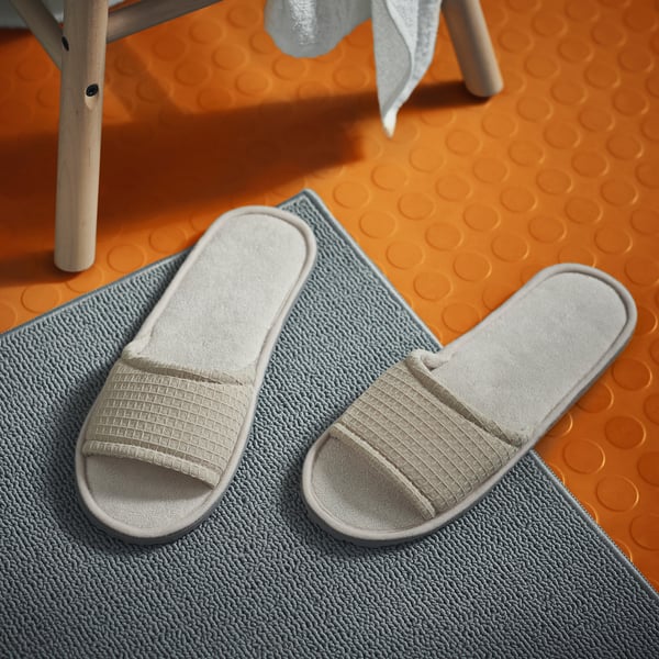 IKEA SKOVELSJÖN Slippers Beige S/M