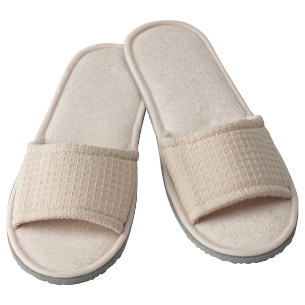 IKEA SKOVELSJÖN Slippers beige S/M
