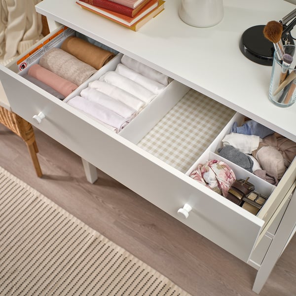 IKEA SKUBB Box Set Of 3 White 7 ¾x15x4 ¾ "