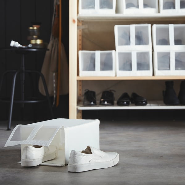 IKEA SKUBB Shoe Box White 8 ¾x13 ½x6 ¼ "