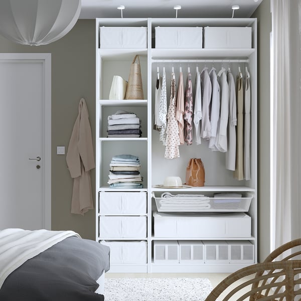 IKEA SKUBB Storage Case White 17x20 ¾x7 ½ "