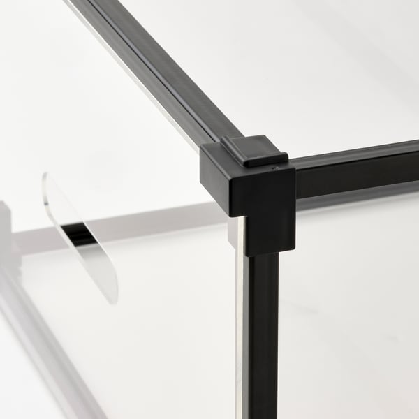 IKEA SKUFFEN Shoe Box Clear 14x11x8 "