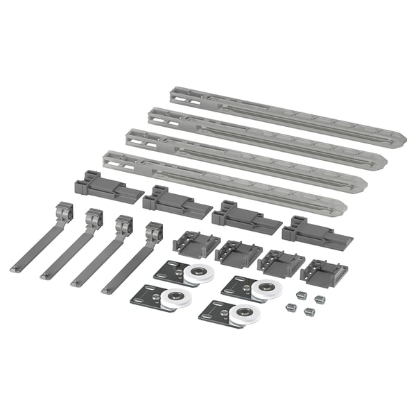 IKEA SKYTTA Hardware pack for double track rail