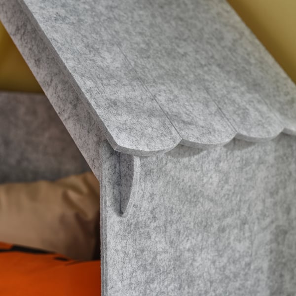 IKEA SLÄKT Bed Accessory House Shaped/gray