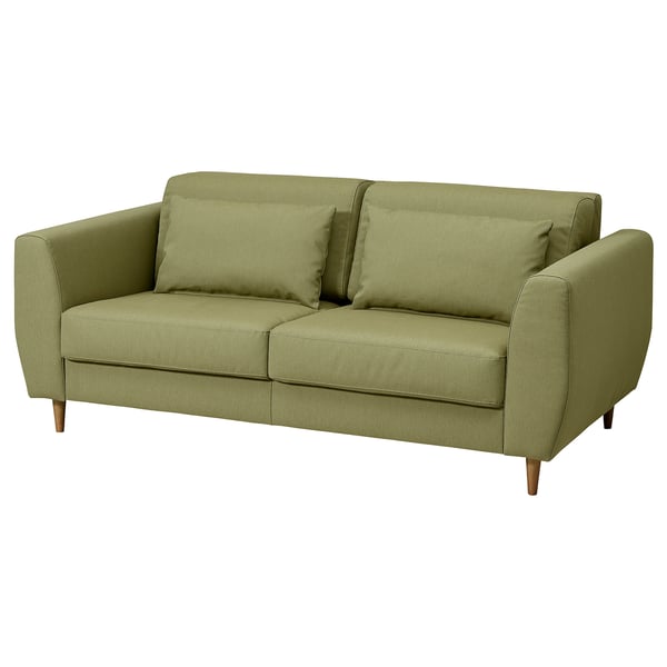 IKEA SLATORP Loveseat Vissle yellow-green