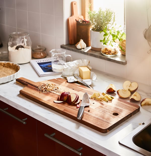 IKEA SMÅÄTA Cutting Board Acacia 28 ¼x11 "