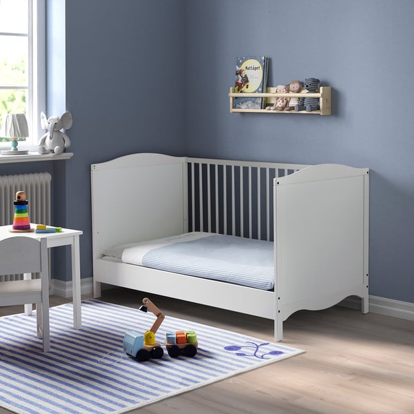 IKEA SMÅGÖRA Crib White 27 1/2x52 "