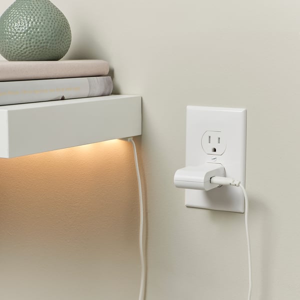 IKEA SMÅHAGEL 1-port USB Charger White