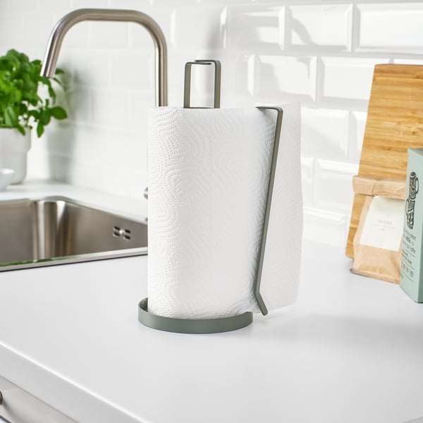 IKEA SMÅTUNGA Papertowel Holder Gray-green