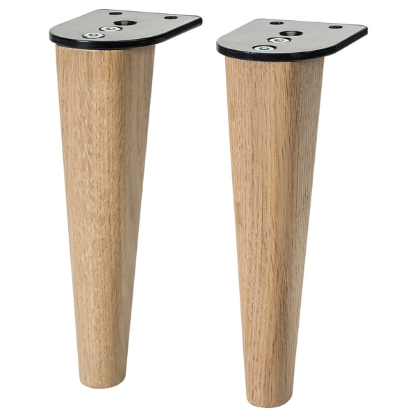 IKEA SMEDSTORP Legs for sofa oak natural