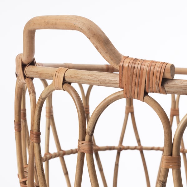 IKEA SNIDAD Basket Rattan 21 ¼x15 ¼ "
