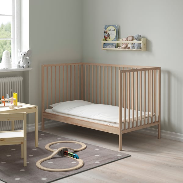 IKEA SNIGLAR Crib Beech 27 1/2x52 "