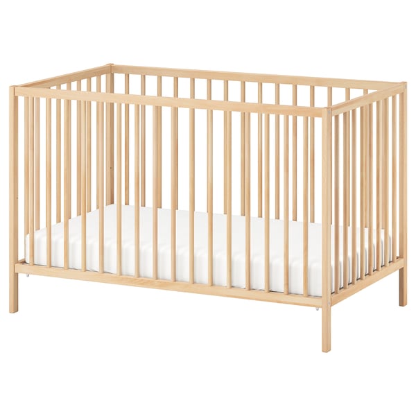 IKEA SNIGLAR Crib beech 27 1/2x52 "