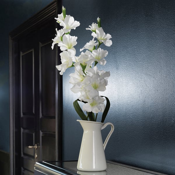 IKEA SOCKERÄRT Vase/jug White 8 ¾ "