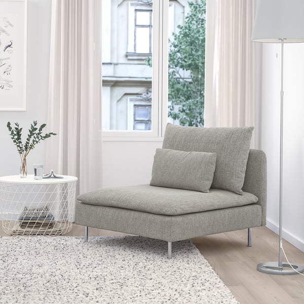 IKEA SÖDERHAMN 1-seat Section Viarp Beige/brown