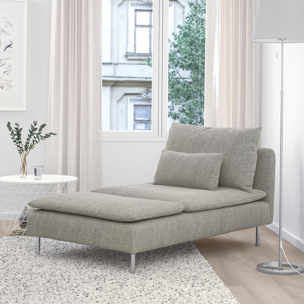 IKEA SÖDERHAMN Chaise Viarp Beige/brown
