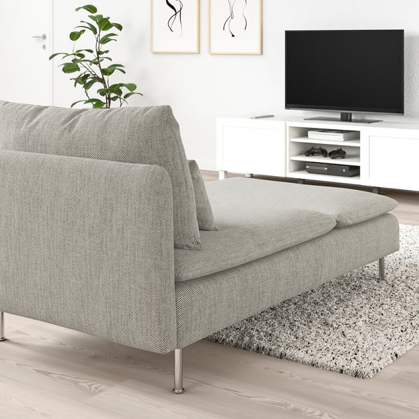 IKEA SÖDERHAMN Chaise Viarp Beige/brown