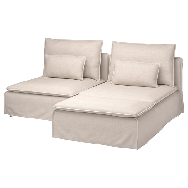 IKEA SÖDERHAMN Sectional 3 seat Gransel natural