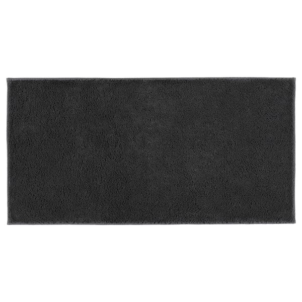 IKEA SÖDERSJÖN Bath mat dark gray 24x47 "
