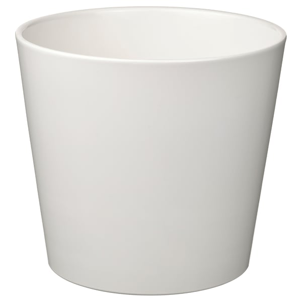 IKEA SOJABÖNA Plant pot white 9 ½ "