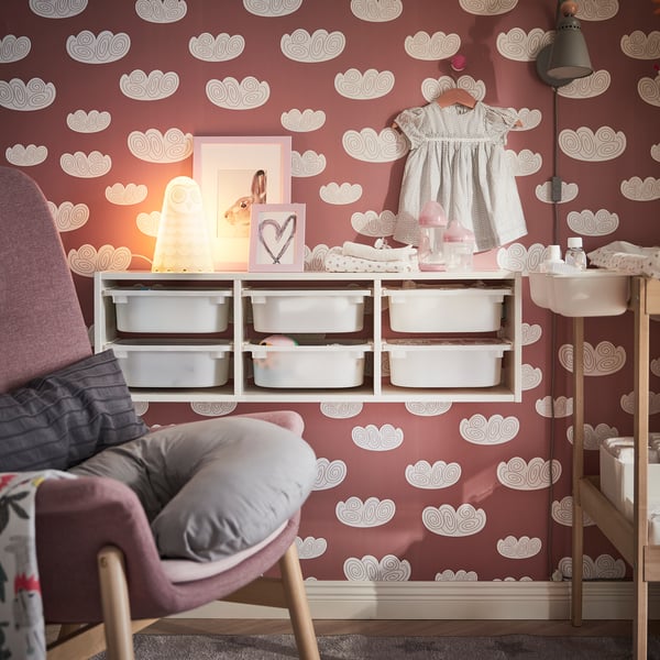 IKEA SOLBO Table Lamp White/owl 9 "