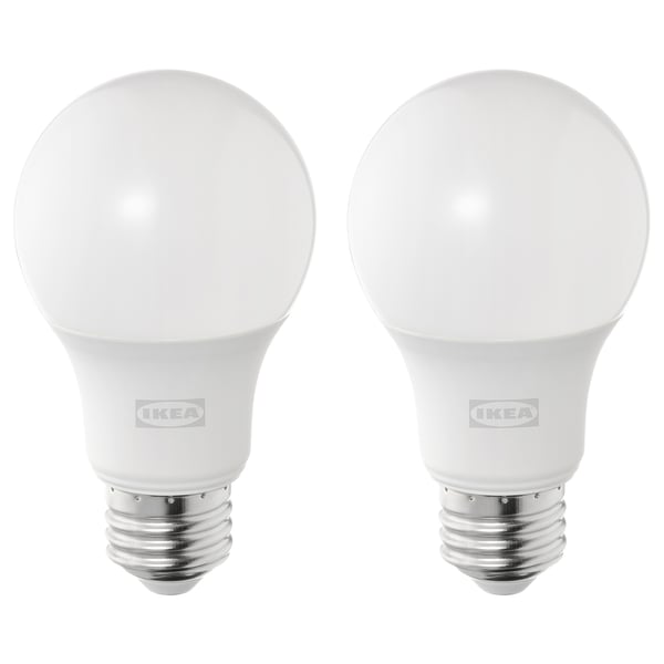 IKEA SOLHETTA LED bulb E26 450 lumen globe opal