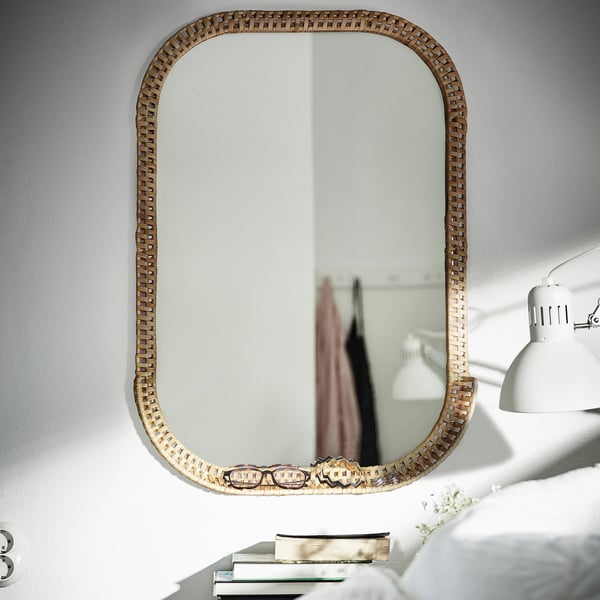 IKEA SOMMARBO Mirror Rattan 20 7/8x29 7/8 "