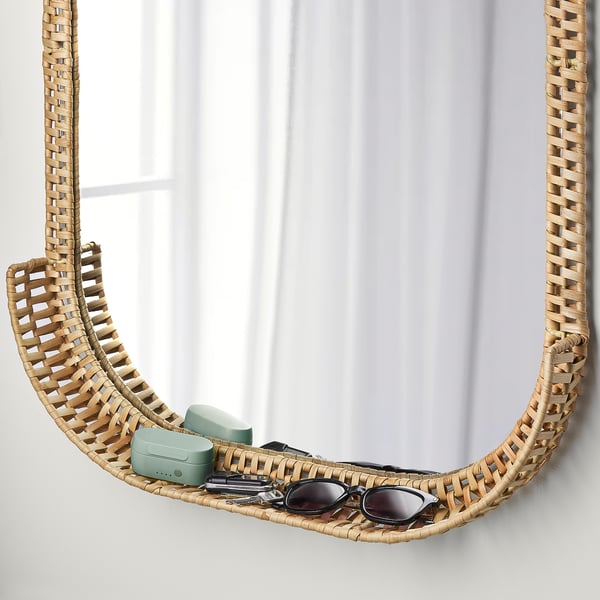 IKEA SOMMARBO Mirror Rattan 20 7/8x29 7/8 "