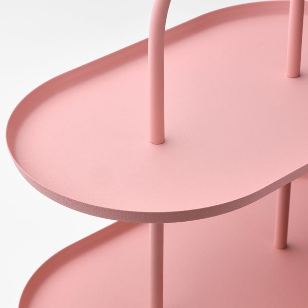 IKEA SOMMARÖGA Serving Stand Two Tiers Pink