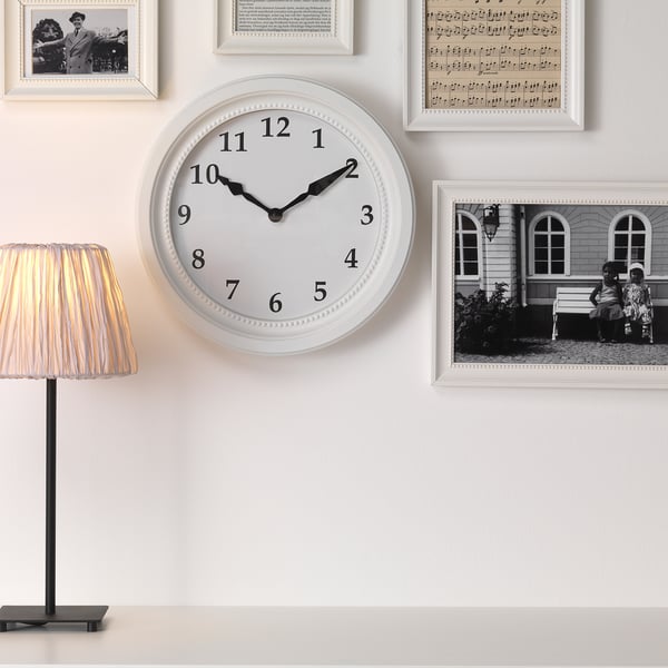 IKEA SÖNDRUM Wall Clock White 13 ¾ "