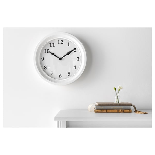 IKEA SÖNDRUM Wall Clock White 13 ¾ "