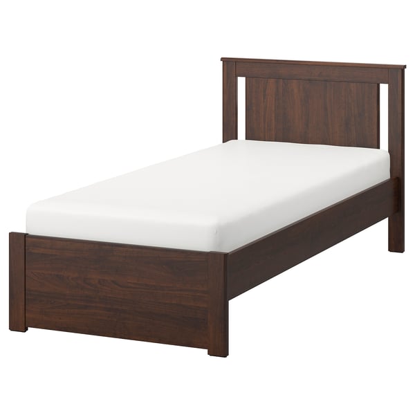 IKEA SONGESAND Bed frame brown/Luröy Twin
