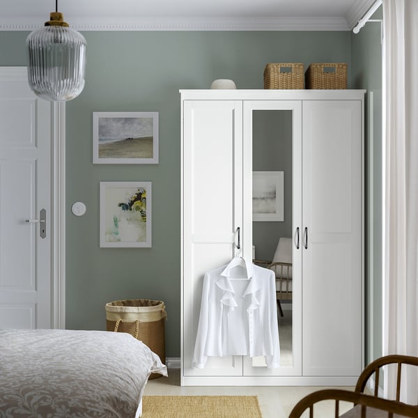 IKEA SONGESAND Wardrobe White 47 1/8x23 5/8x75 1/4 "