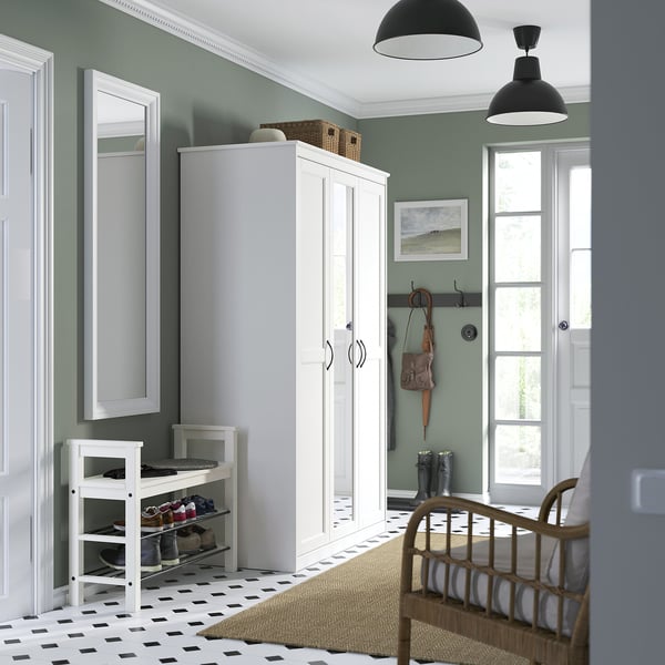 IKEA SONGESAND Wardrobe White 47 1/8x23 5/8x75 1/4 "